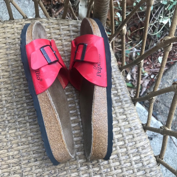 Women’s Birkenstock Slides- Size 39 Red - Picture 6 of 6